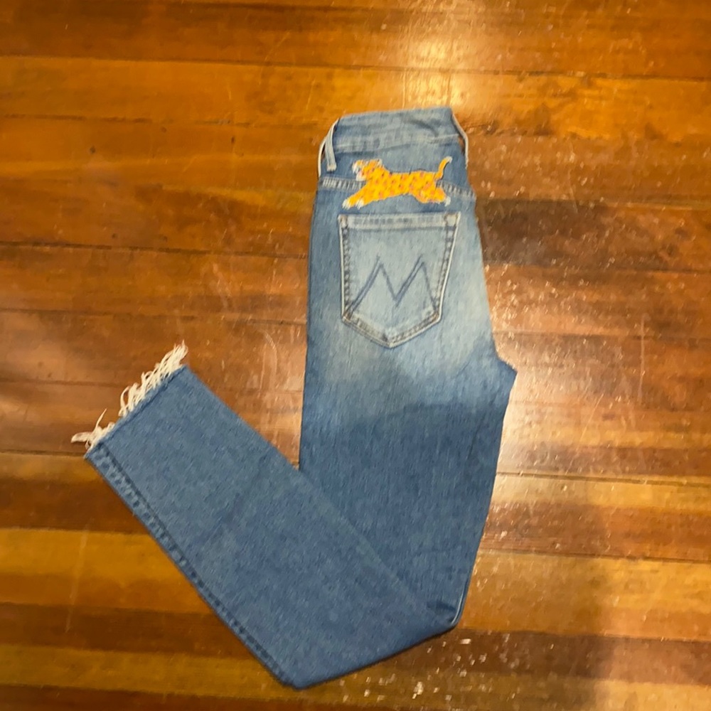 The Looker Ankle Step Fray jeans from Mother.